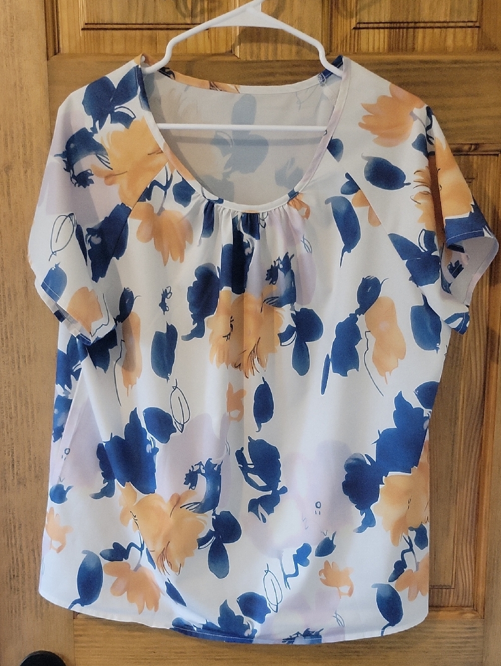 Floral & Polka Dot Mixed Sleepwear Bundle - Navy, Peach, Yellow, Cream - Picture 9 of 9